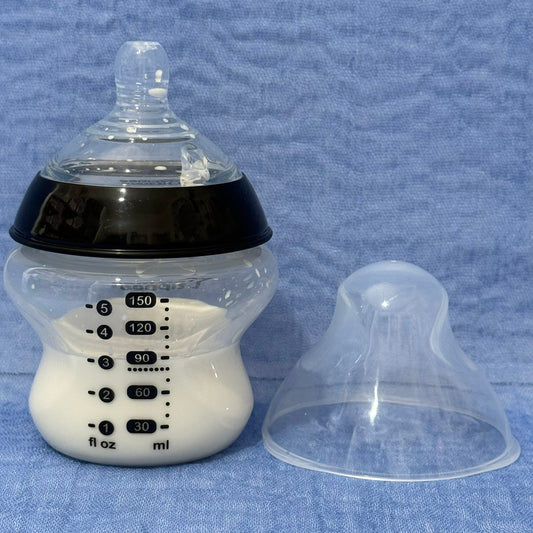 Tommee Tippee Black Reborn Fake Milk Bottle 5oz