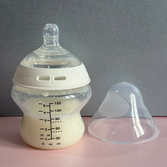 Tommee Tippee White Reborn Fake Milk Bottle 5oz