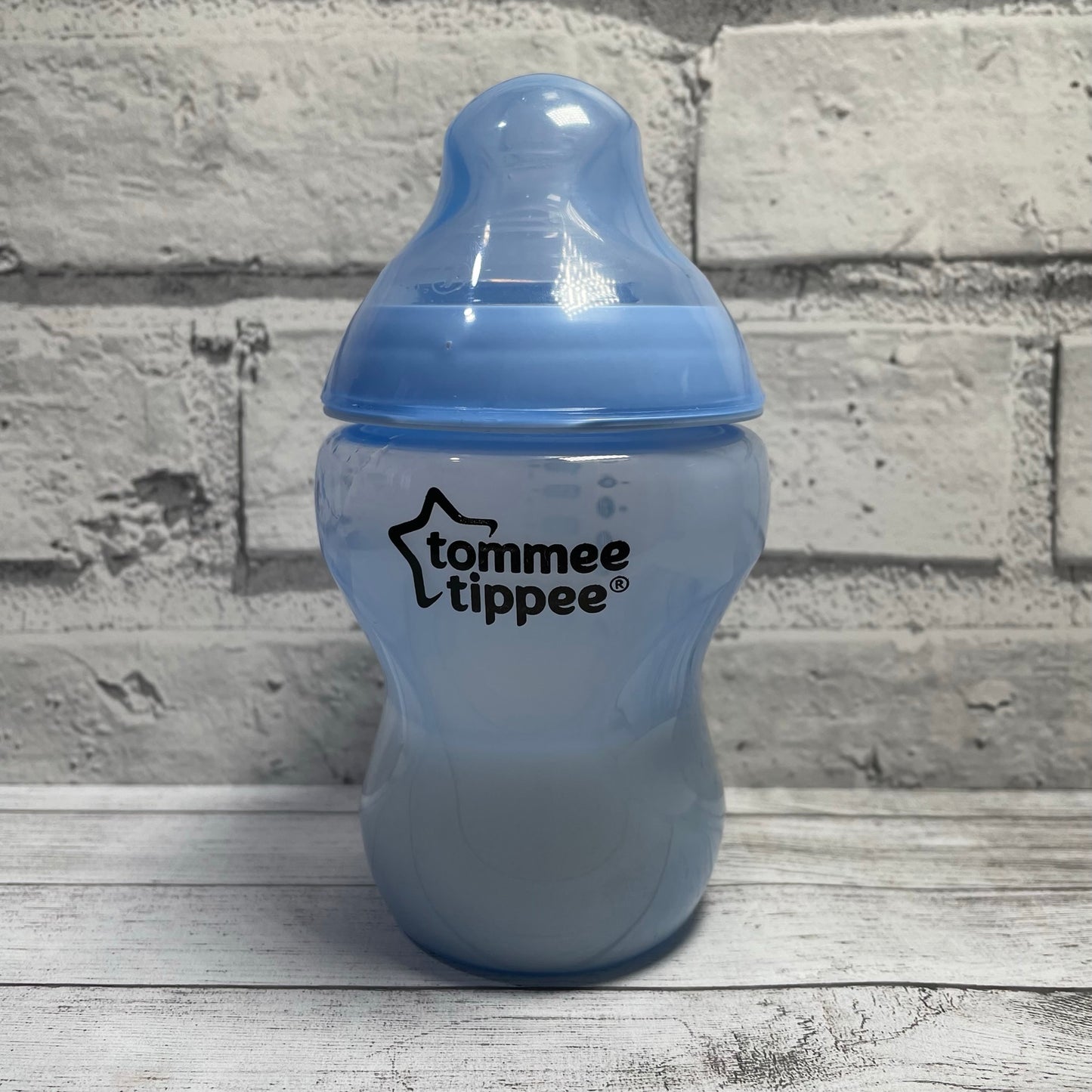 Tommee Tippee Blue Reborn Fake Milk Bottle 9oz