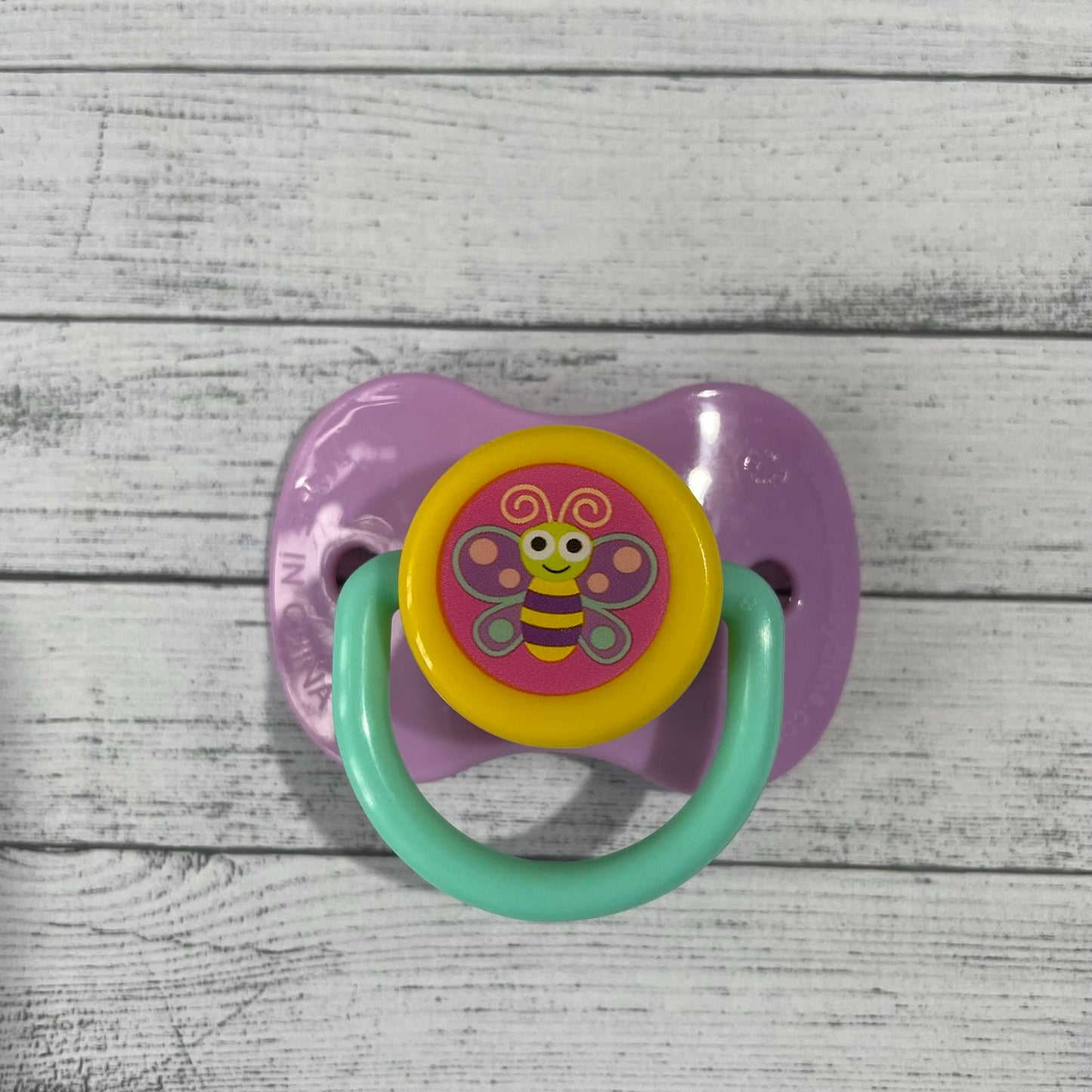 Purple & Yellow Butterfly Reborn Magnetic Dummy - self fit magnet