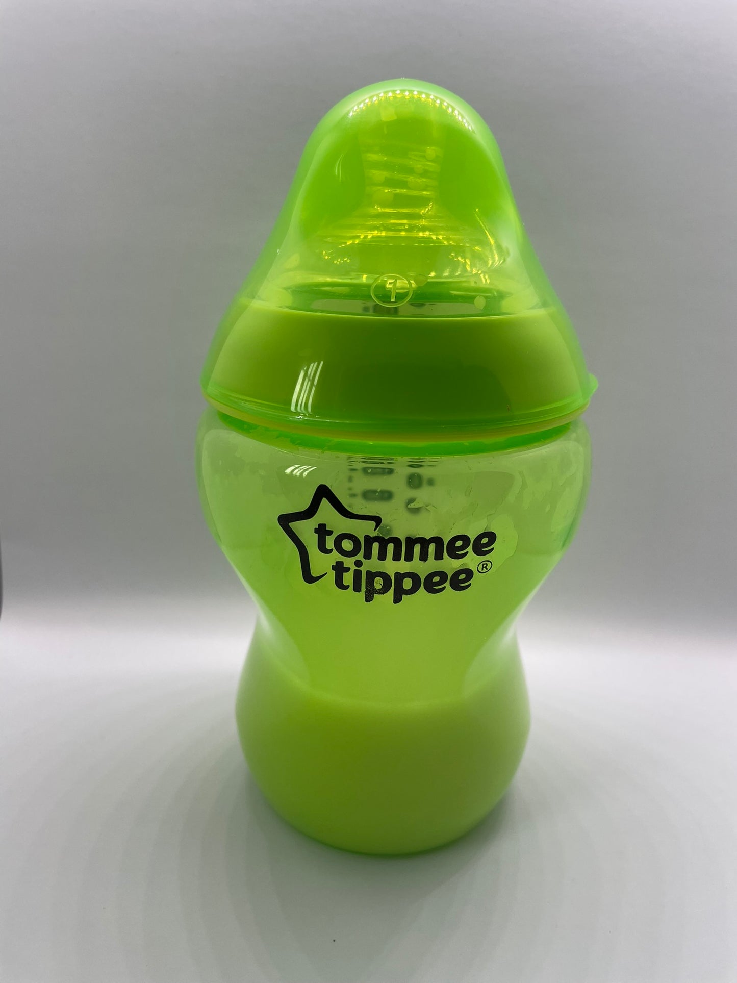 Tommee Tippee Green Reborn Fake Milk Bottle 9oz
