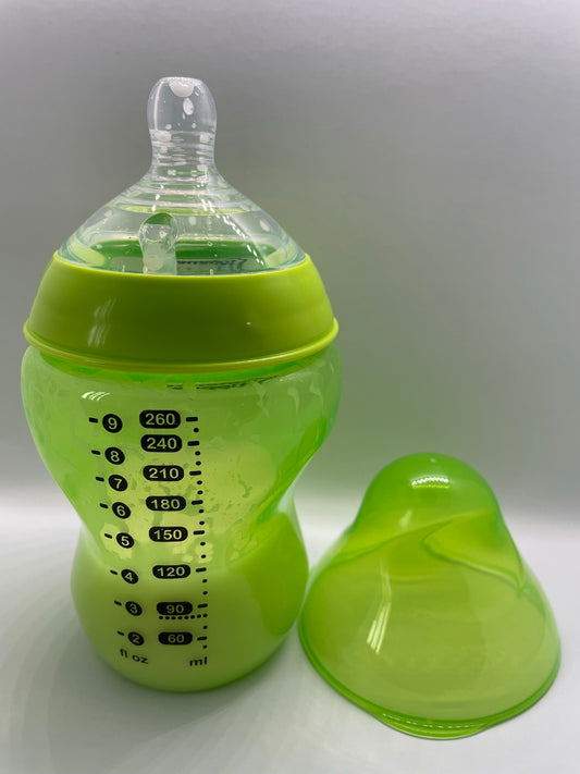 Tommee Tippee Green Reborn Fake Milk Bottle 9oz