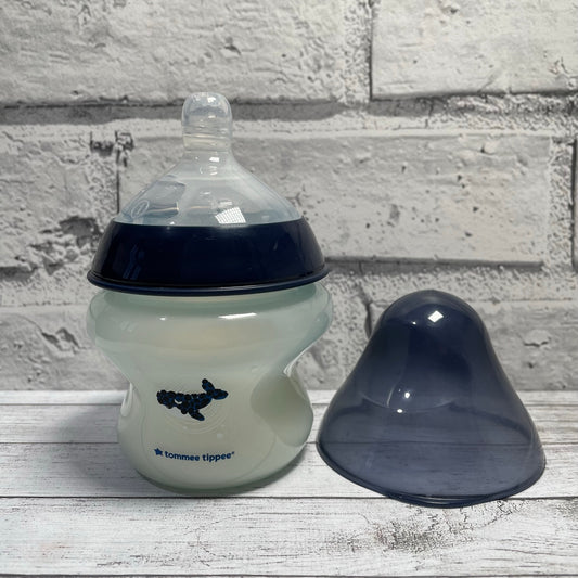 Tommee Tippee Navy Blue Whale Reborn Fake Milk Bottle 5oz