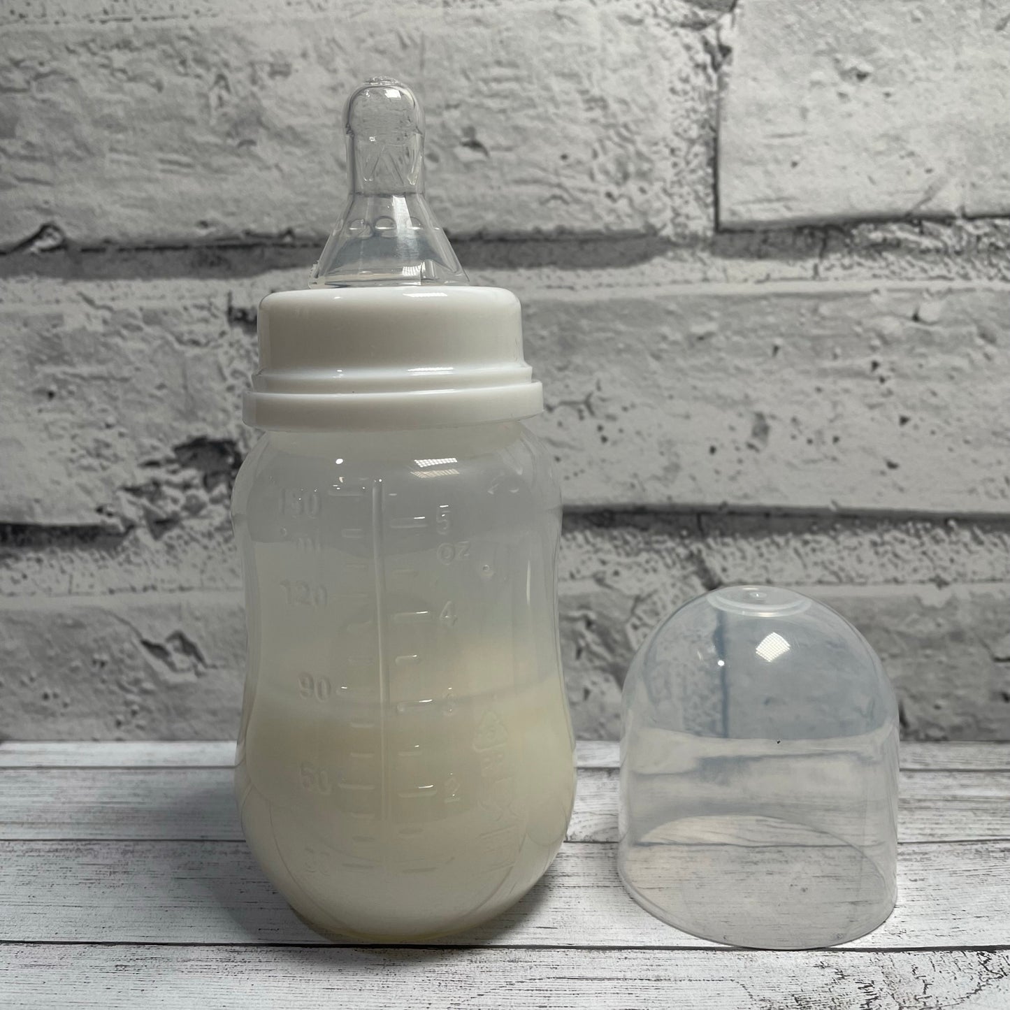 Babypipkin White Reborn Fake Milk Bottle 5oz