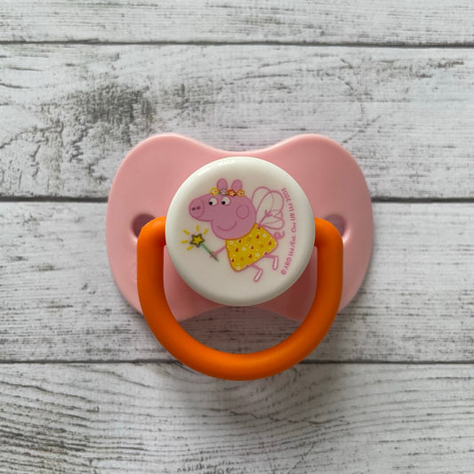 Peppa Pig Pink/Yellow Reborn Magnetic Dummy - self fit magnet