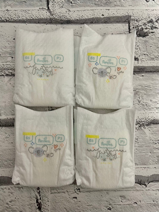 Reborn Pampers Nappies Size P3 Ultra Preemie x4