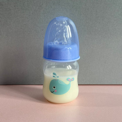 Blue Whale Printed Reborn Fake Milk Bottle 60ml