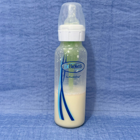 Dr Browns Tall Reborn Fake Milk Bottle 8oz