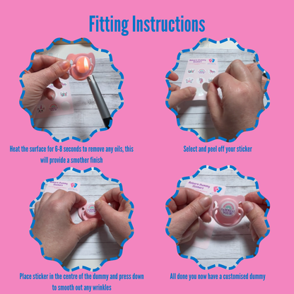 Baby Animals Round Reborn Magnetic Dummy Stickers
