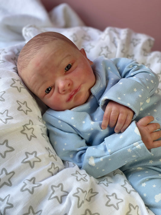 Realborn James Awake Reborn Baby Doll - Bountiful Baby