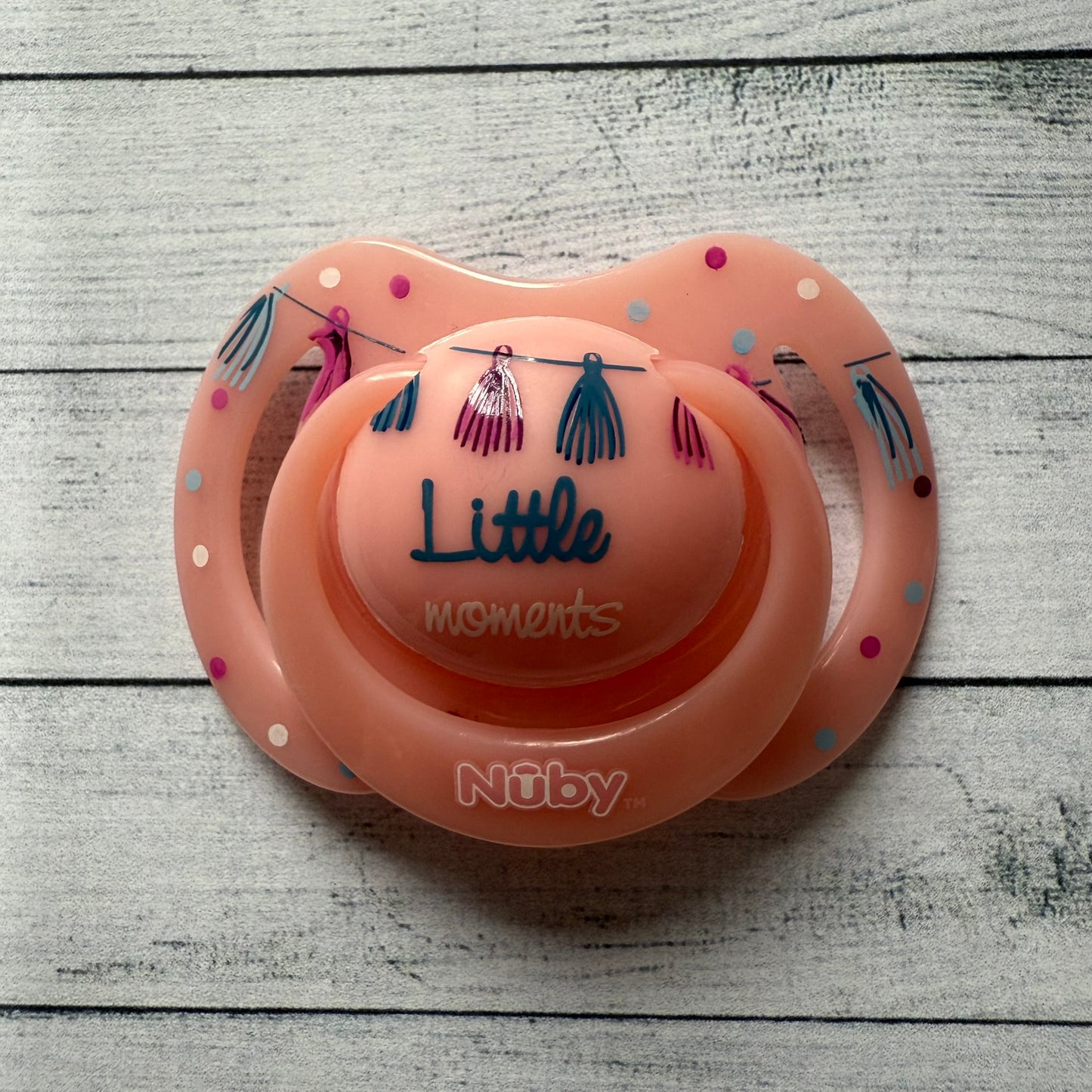 Nuby Pink Little Moments Reborn Magnetic Dummy - self fit magnet