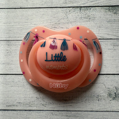 Nuby Pink Little Moments Reborn Magnetic Dummy - self fit magnet