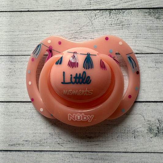 Nuby Pink Little Moments Reborn Magnetic Dummy - self fit magnet