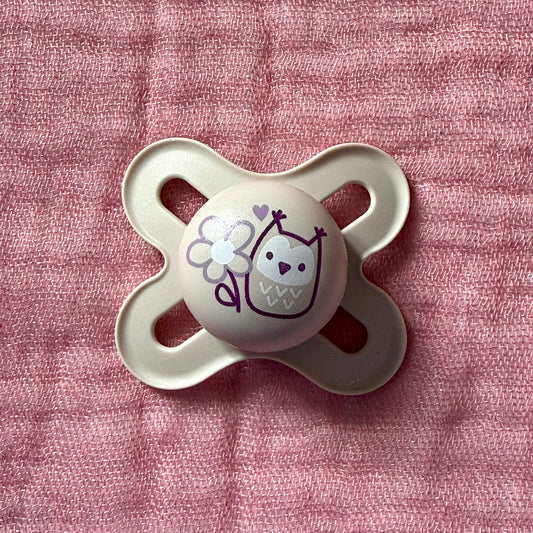 MAM Beige Owl Reborn Magnetic Dummy - self fit magnet