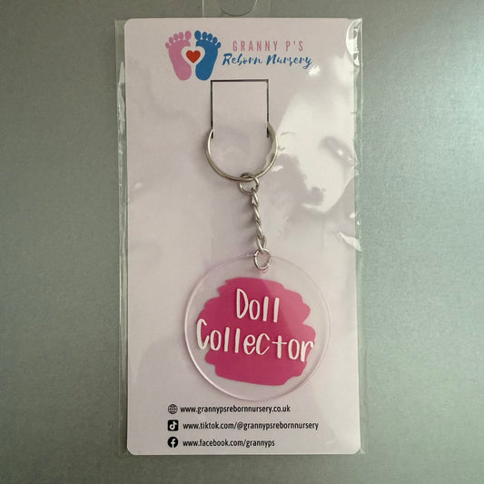 Reborn Collectors Keyring - Pink Doll Collector