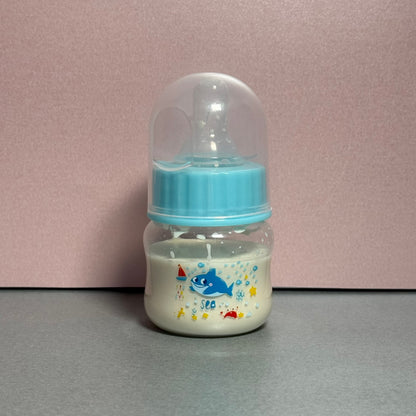 Blue Shark Printed Reborn Fake Milk Bottle 50ml