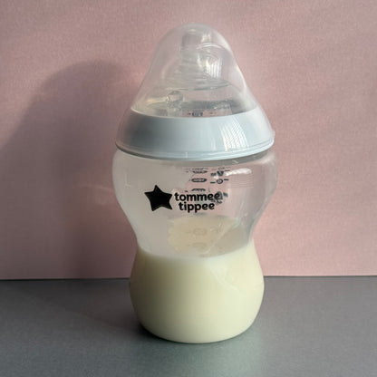 Tommee Tippee White Reborn Fake Milk Bottle 9oz