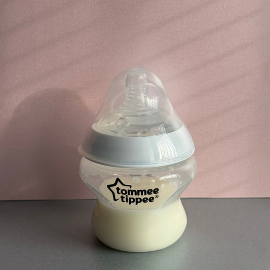 Tommee Tippee White Reborn Fake Milk Bottle 5oz