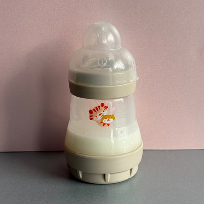 MAM Beige Tiger Reborn Fake Milk Bottle 5oz