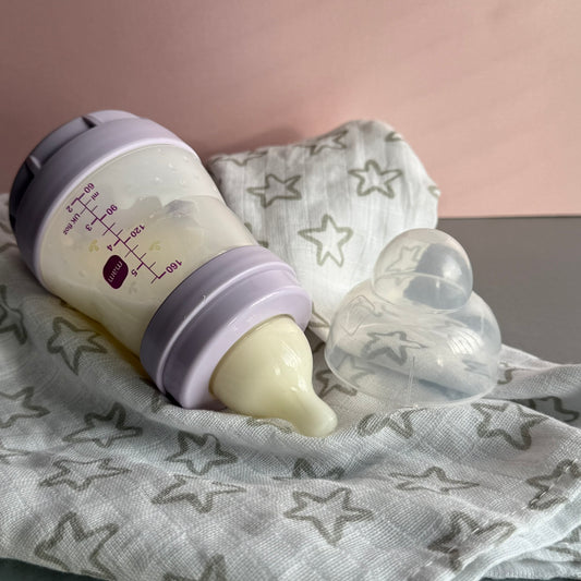 MAM Lilac Dear Reborn Fake Milk Bottle 5oz