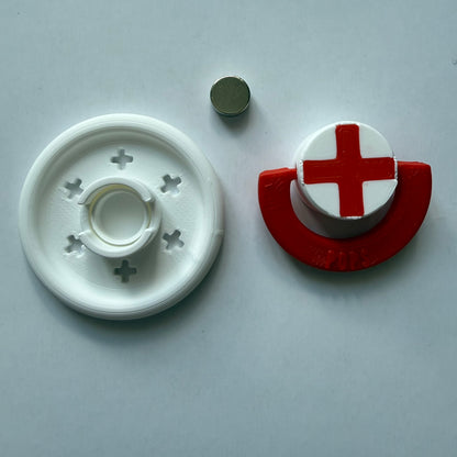 POPS by Granny P England World Cup Reborn Reversible Magnet Dummy / Pacifier