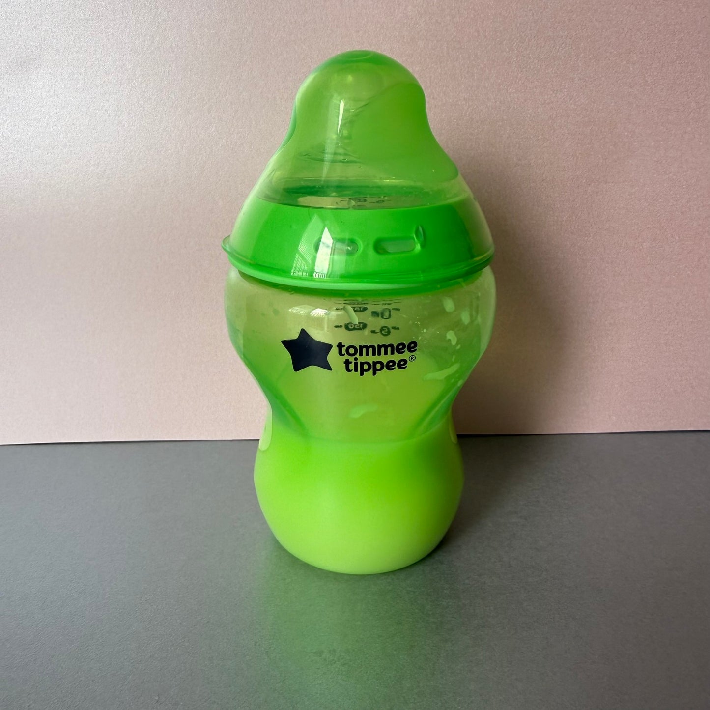 Tommee Tippee Green Reborn Fake Milk Bottle 9oz