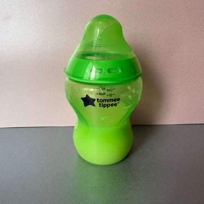 Tommee Tippee Green Reborn Fake Milk Bottle 9oz
