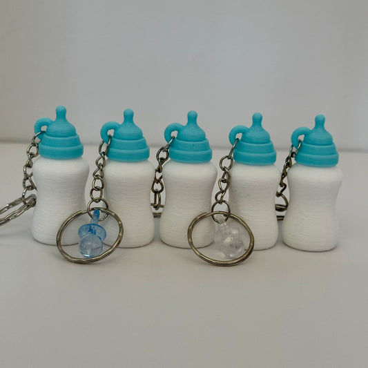 Reborn Collectors Keyring - Blue Baby Bottle Shaker