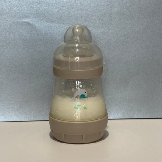MAM Beige Dolphin Reborn Fake Milk Bottle 5oz