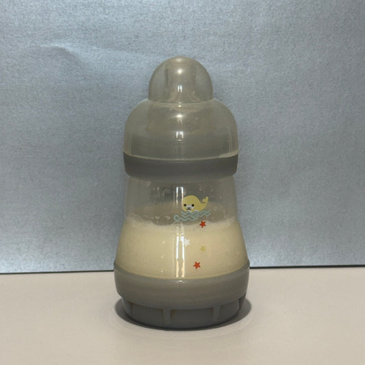 MAM Grey Seal Reborn Fake Milk Bottle 5oz