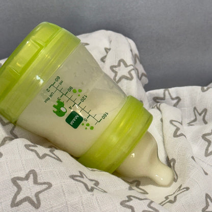 MAM Green Elephant Reborn Fake Milk Bottle 5oz