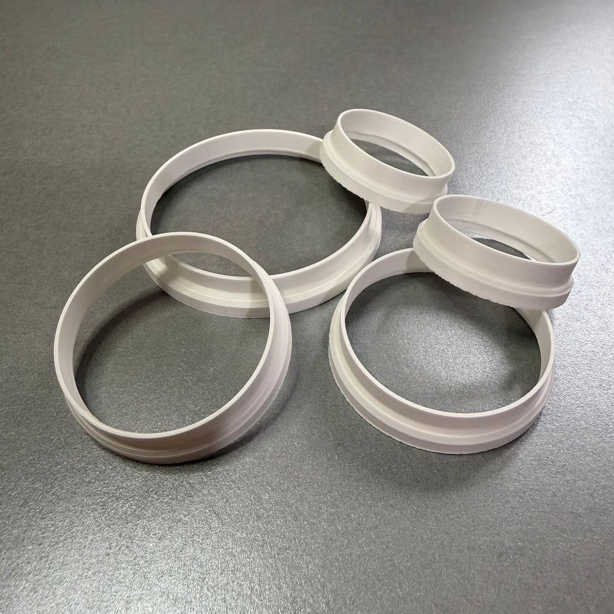 White Neck Rings - All sizes