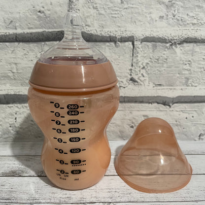 Tommee Tippee Beige Kindness Reborn Fake Milk Bottle 9oz