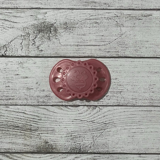 Preemie Vintage Rose Pink HoneyBug Reborn Magnetic Dummy / Pacifier