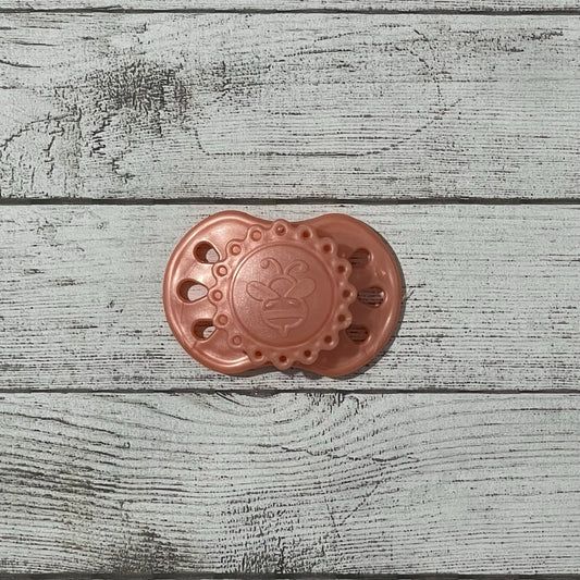 Preemie Vintage Coral HoneyBug Reborn Magnetic Dummy / Pacifier