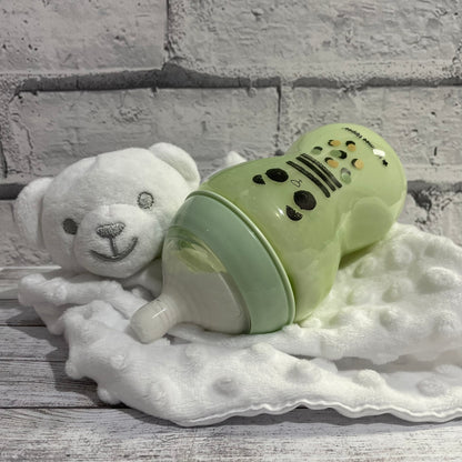 Tommee Tippee Green Panda Reborn Fake Milk Bottle 9oz