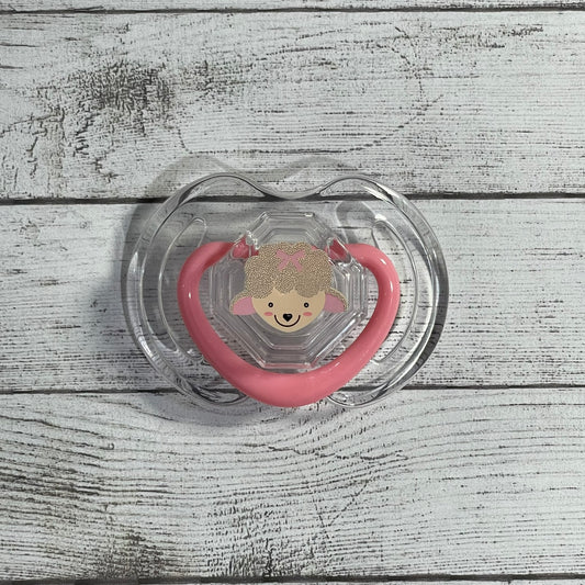 Nuby Pink Sheep Reborn Magnetic Dummy - self fit magnet