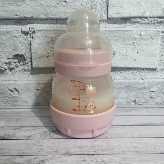 MAM Pink Reborn Fake Milk Bottle 4oz
