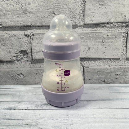 MAM Lilac Dear Reborn Fake Milk Bottle 5oz