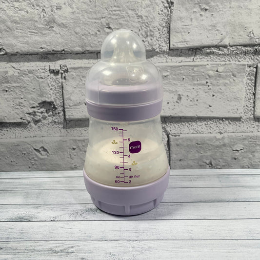 MAM Lilac Dear Reborn Fake Milk Bottle 5oz