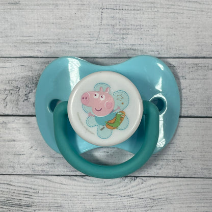 George Pig Blue Reborn Magnetic Dummy - self fit magnet