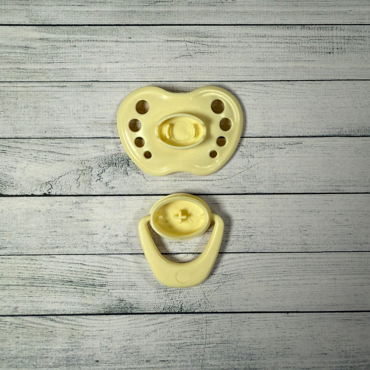 Newborn Frosted Yellow HoneyBug Reborn Magnetic Dummy / Pacifier