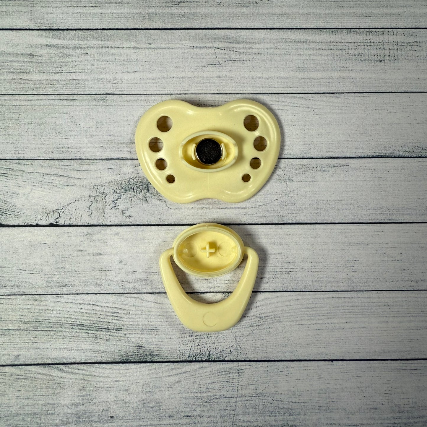 Newborn Frosted Yellow HoneyBug Reborn Magnetic Dummy / Pacifier