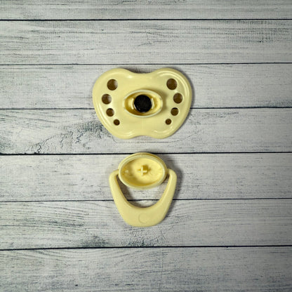 Newborn Frosted Yellow HoneyBug Reborn Magnetic Dummy / Pacifier