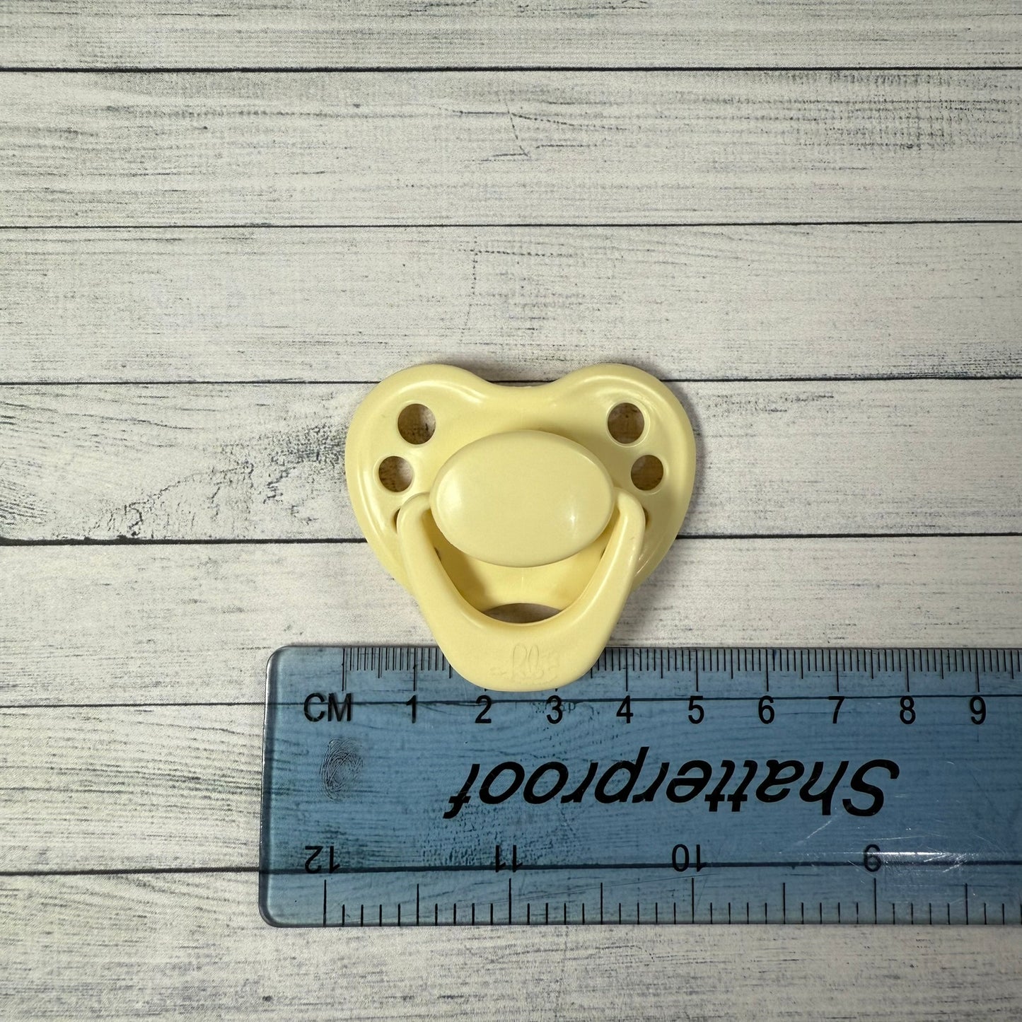 Newborn Frosted Yellow HoneyBug Reborn Magnetic Dummy / Pacifier