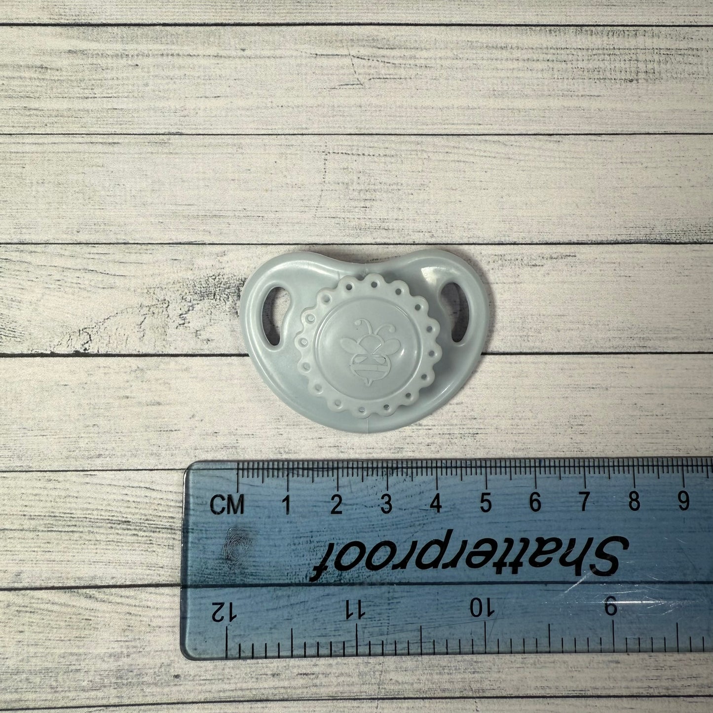 Newborn Vintage Pebble Blue HoneyBug Reborn Magnetic Dummy / Pacifier