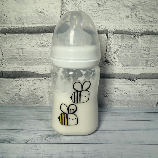 White Bee's Reborn Fake Milk Bottle 5oz