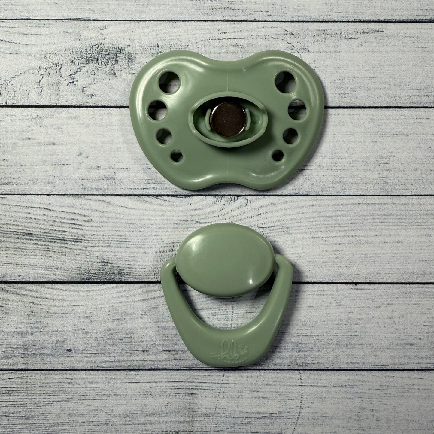 Newborn Sage Green HoneyBug Reborn Magnetic Dummy / Pacifier