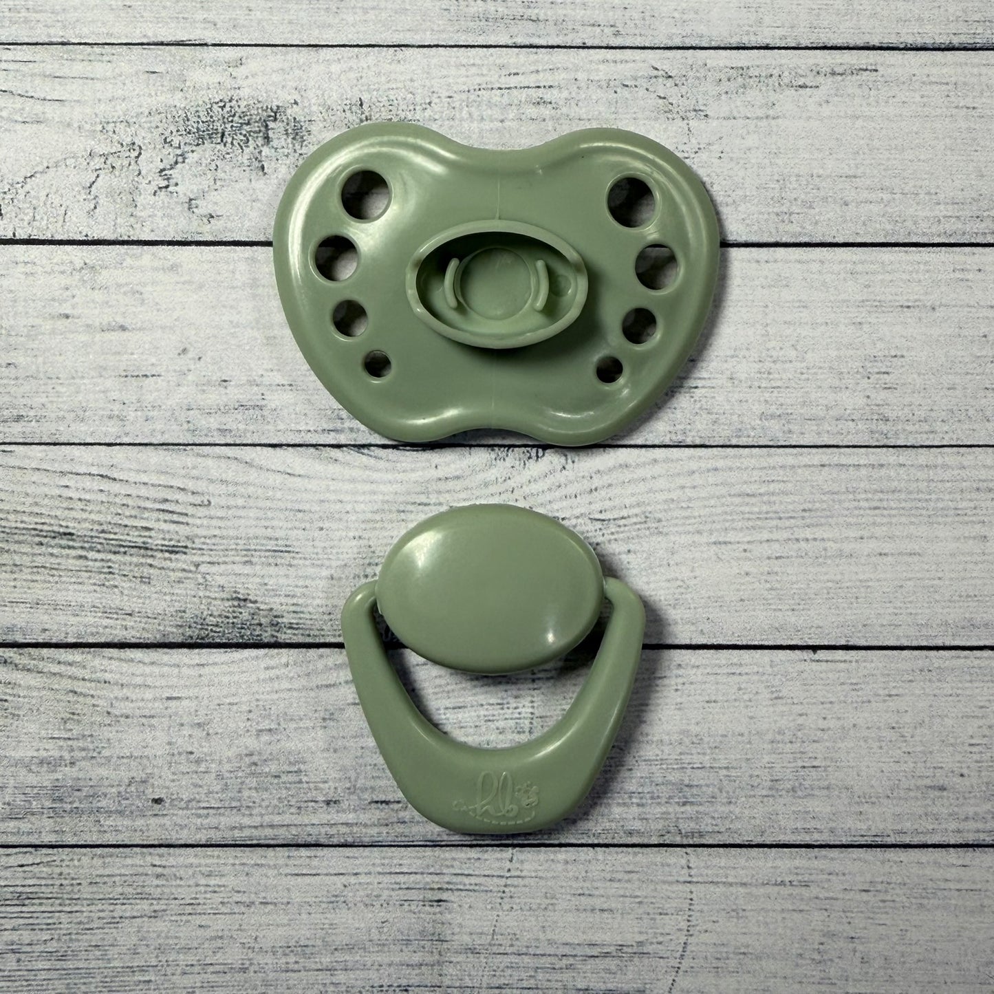 Newborn Sage Green HoneyBug Reborn Magnetic Dummy / Pacifier