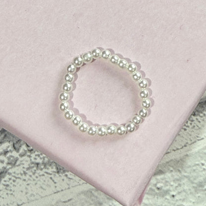 White Reborn Stretchy Bracelet